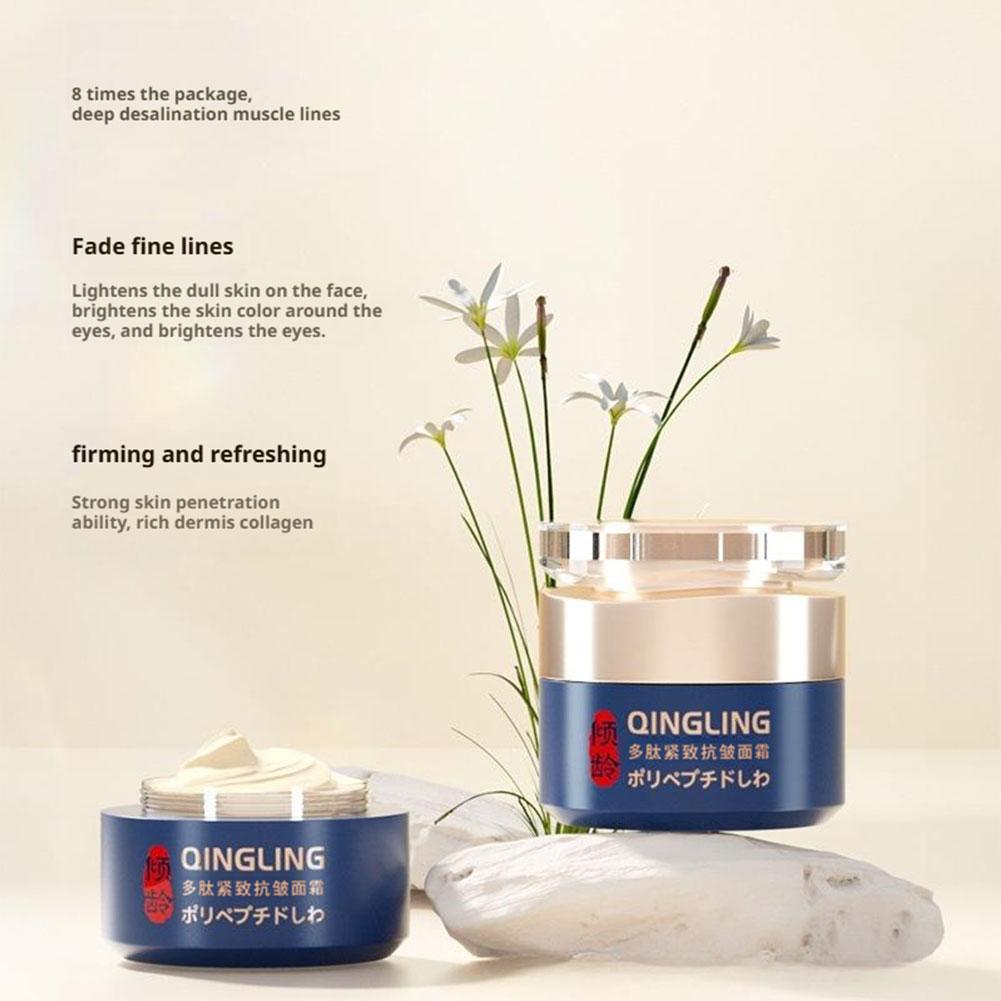 Luxury Skincare Brands - QINGLING Anti Rimpel Gezichtscrème Polypeptide Firms
