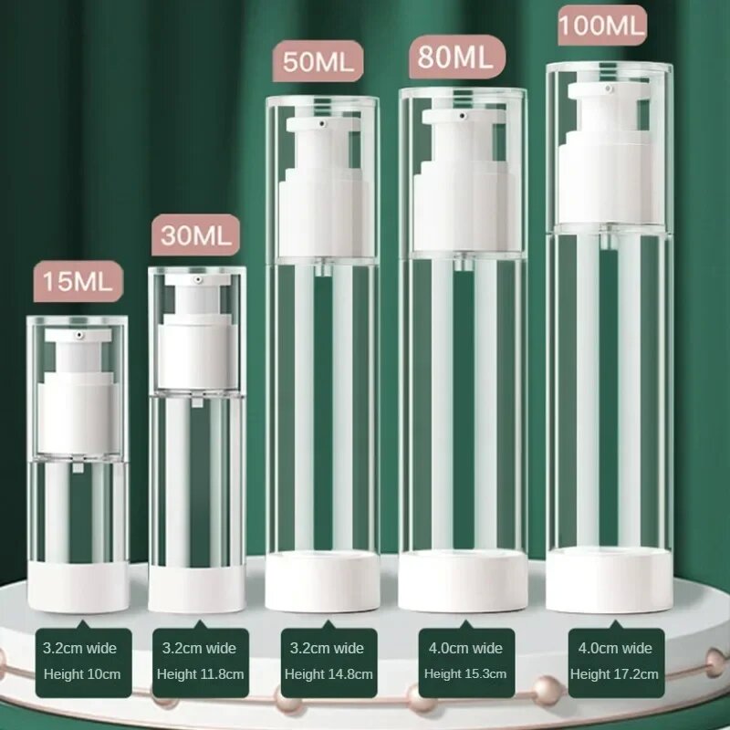 Luxury Skincare Packaging - 15/30/50/80/100 ml Vacuüm Sub Fles Reizen