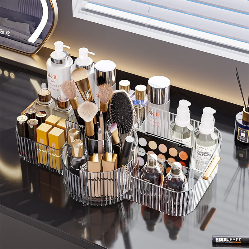 Luxury Skincare And Makeup Brands - Nieuwe 360 ° Roterende make-upborstelhouder Cosmetische