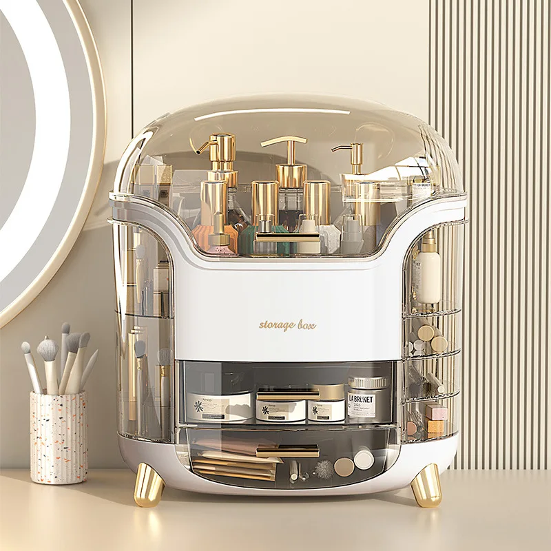 Luxury Skincare Tools - Betaalbare luxe desktop cosmetica opbergdoos, transparant,