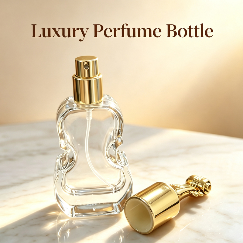 Luxury Skincare Packaging - 30ML transparante glazen parfumspuitfles, lege navulbare