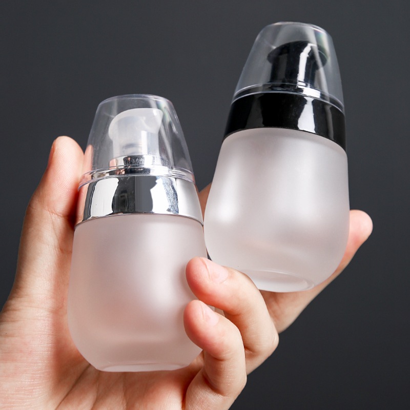 Luxury Skincare Packaging - 30Ml Pomp Lotion Lege Glazen Fles